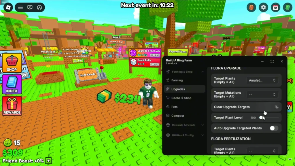 Build A Ring Farm Script Screenshots
