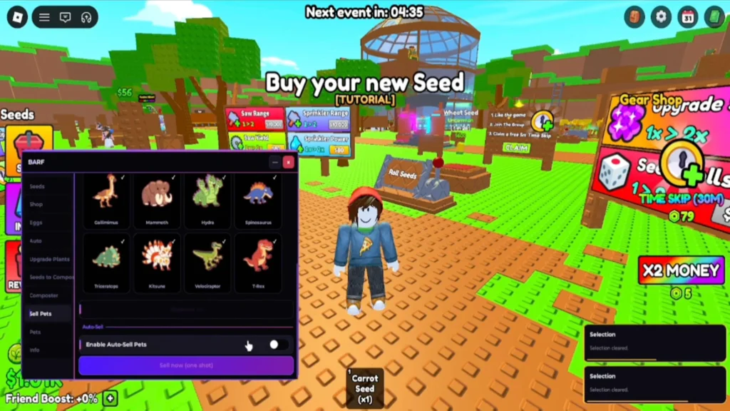 Build A Ring Farm Script Screenshots